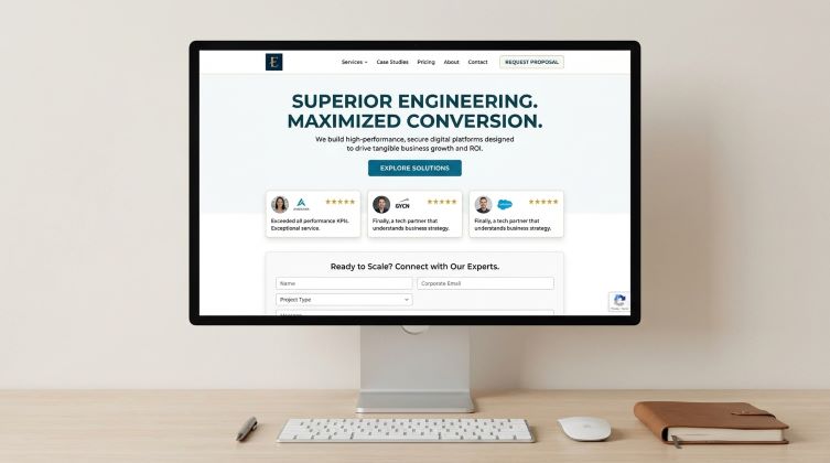 High-converting corporate website design blueprint